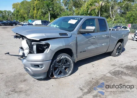 2021 Ram 1500 Big Horn 4X2 6'4 Box из США, поврежденный, VIN 1C6RREBG3MN834462
